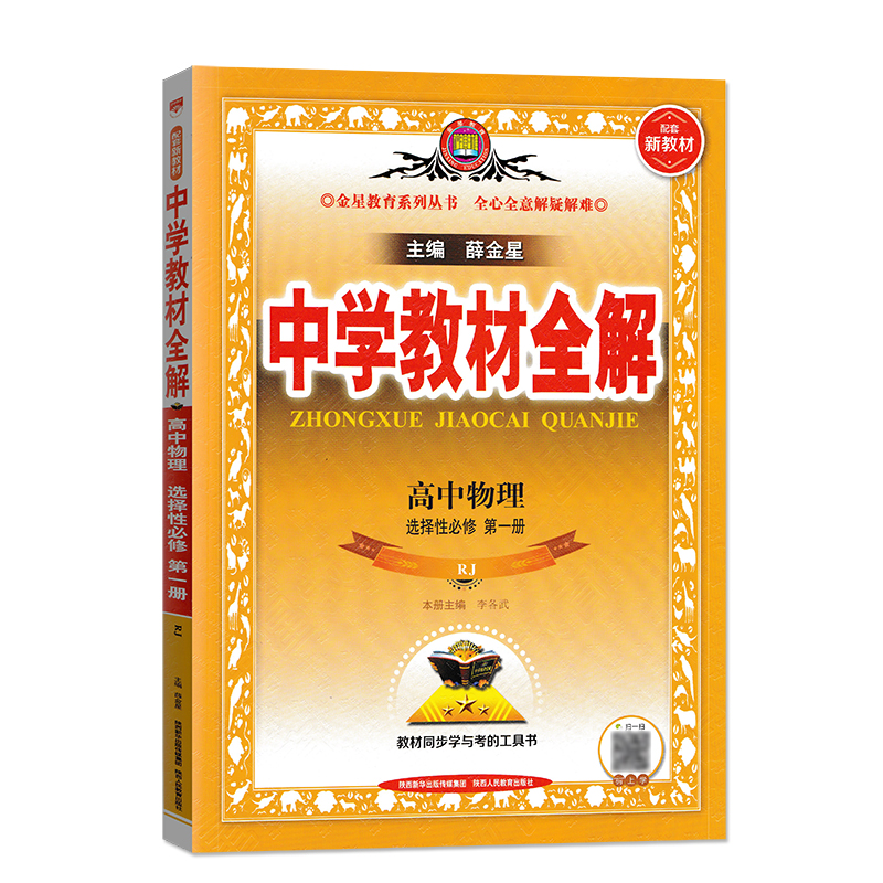 中学教材全解 高中物理 选择性必修第一册 人教版RJ