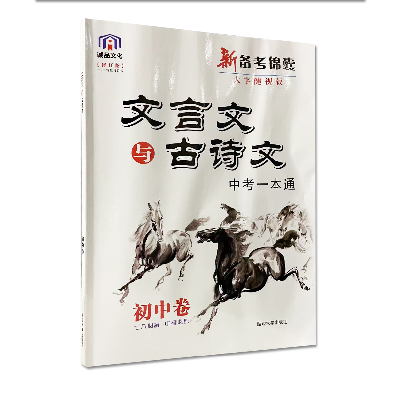 新备考锦囊 文言文与古诗文中考一本通