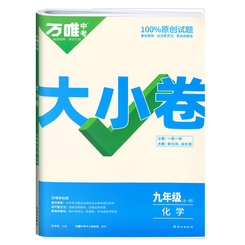 2023版  万唯中考  大小卷九年级全一册  化学