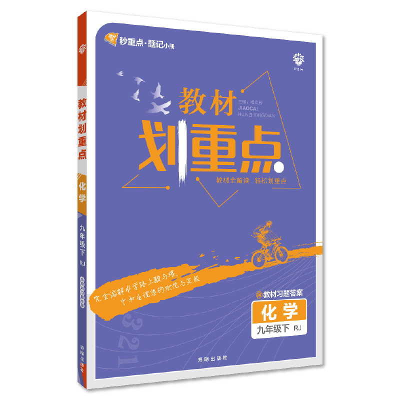 初中教材划重点 化学九年级下册 RJ人教版