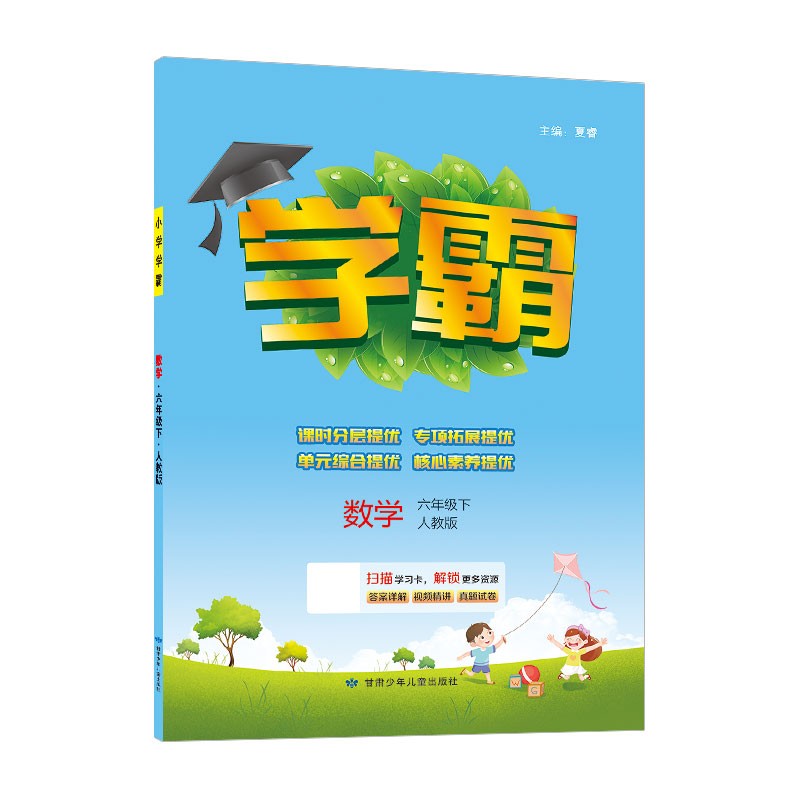 2023版  小学学霸数学六年级下册  人教版