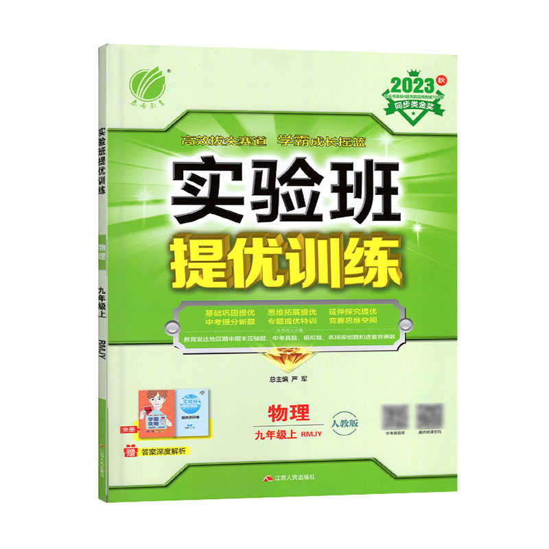 2023版实验班提优训练 九年级上物理人教版