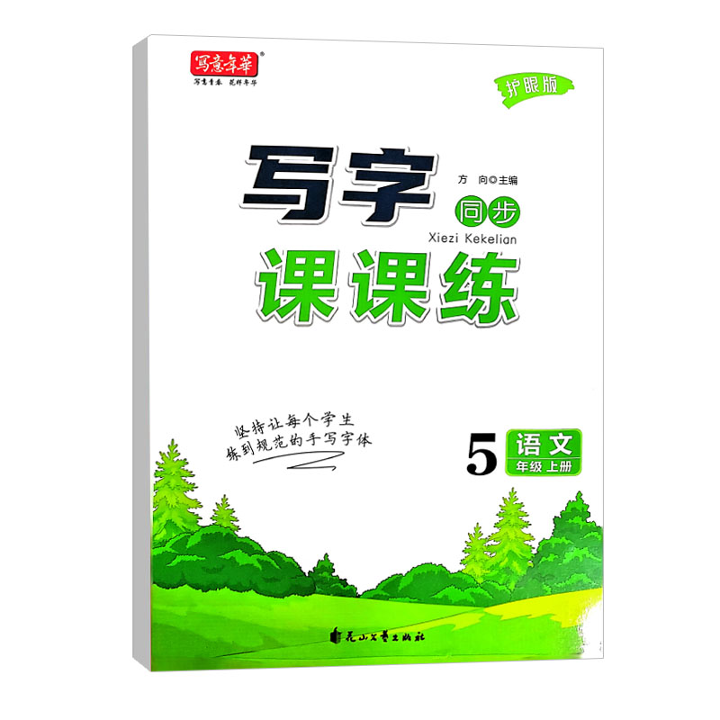 写意年华 写字同步课课练 语文五年级上册