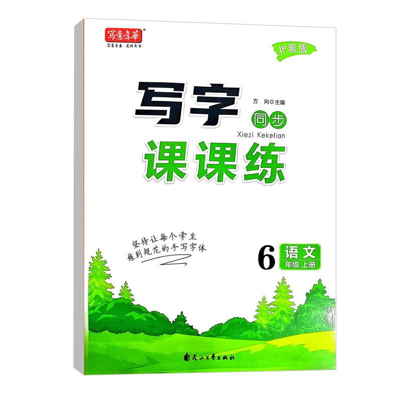 写意年华 写字同步课课练 语文六年级上册