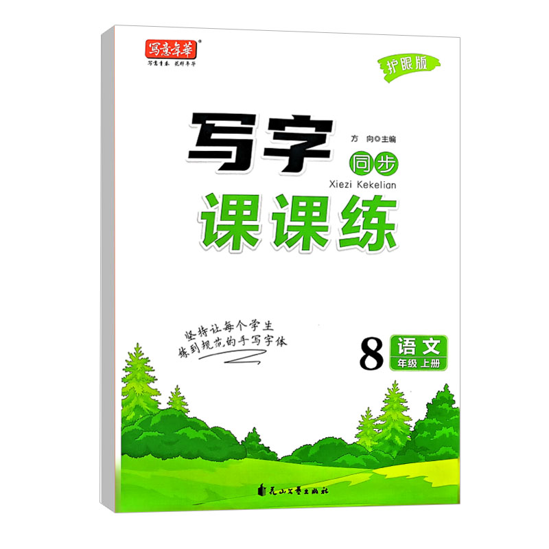 写意年华 写字同步课课练 语文八年级上册