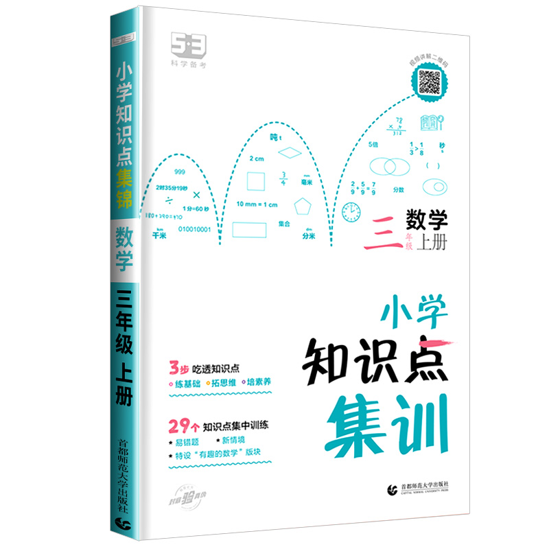 2023秋 53小学知识点集训 数学三年级上册
