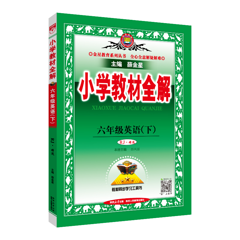 25小学教材全解六年英语下  RJ精通