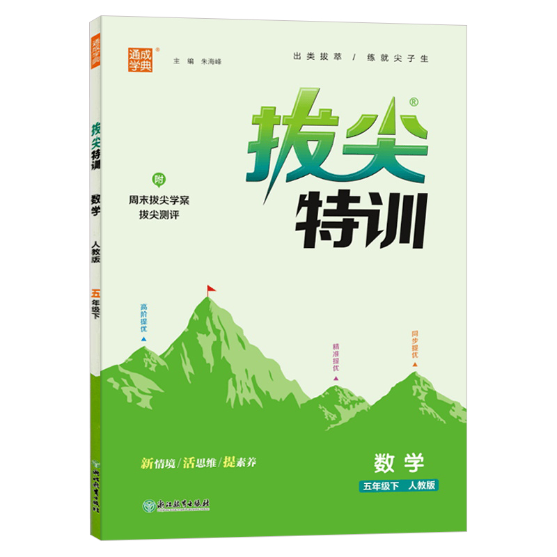 25拔尖特训五年数学下 人教版