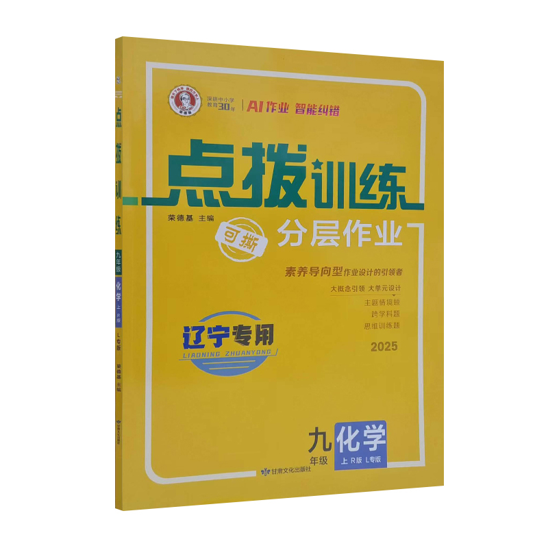 26点拨训练九年化学上R版 辽宁专用